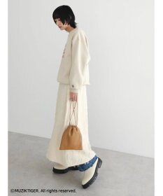 Green Parks ムジークタイガー／裏起毛プリントプルオーバー