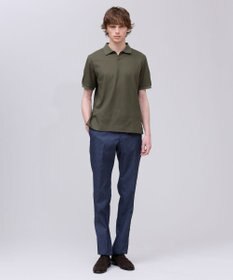 J.PRESS MEN ジャケットインの最適解【接触冷感 / 吸水速乾】【J.PRESS PREMIUM JERSEY】スキッパー ポロシャツ