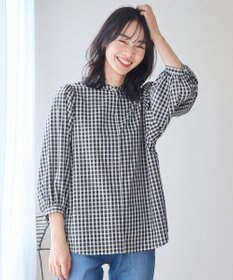 ANY 【UVカット・吸水速乾・抗菌防臭】バルーンスリーブブラウス