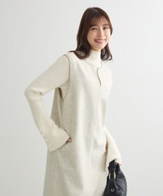 Green Parks 圧縮ポンチ合皮パイピングジャンスカ