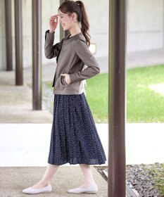 Tiaclasse L 【本革】ノーカラーシープレザージャケット