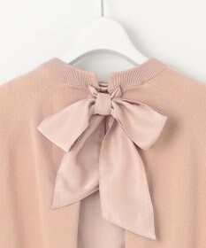 自由区 【カトリエムブーケ】Detail du ruban リボンディティールプルオーバー