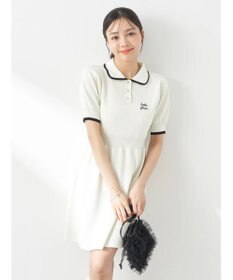 earth music&ecology ワンポイントポロワンピース