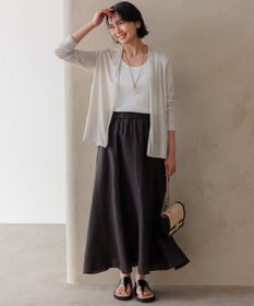 23区 【新色追加/UVケア/接触冷感】マルチ機能 シアー ショート カーディガン