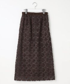 自由区 テープエンブロイダリー スカート