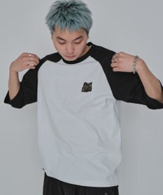 WEGO 【ユニセックス着用ITEM/MLサイズ展開】別注BENDAVISグラフィックラグランT（7S）