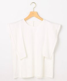組曲 【先行予約】プレーティング天竺 フレアスリーブカットソー