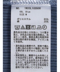 earth music&ecology チェーンリブクルーネックプルオーバー