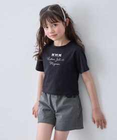 ANY KIDS 【2点セット】Tシャツ×レース キャミソールチュニック