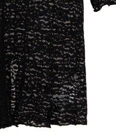 Green Parks カットワークデザインレース半袖トップス