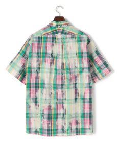 J.PRESS MEN 【J.PRESS ORIGINALS】India Madras Discharge Print Pullover Shirt / Baggy Fit