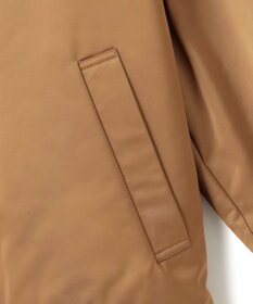 ICB 【洗える】 マットサテン MA-1ブルゾン