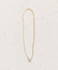 AMERICAN HOLIC 【ステンレス】バイカラーチェーンネックレス