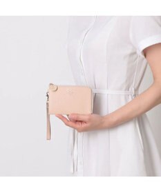 LANVIN en Bleu メラニー キーリング付きマルチケース