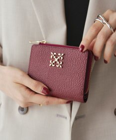 russet ＜お財布人気NO.1＞モノグラムプレートハーフウォレット(SO-376)