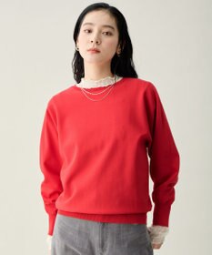 ANY スプリングカラーニットドルマンプルオーバー