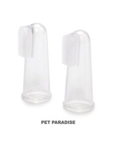 PET PARADISE ペットパラダイス シリコン製 指 歯ブラシ 2個入り