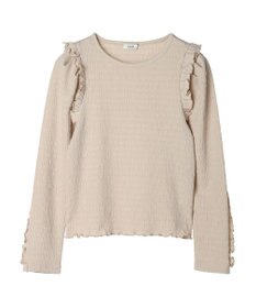 earth music&ecology シャーリングカットプルオーバー