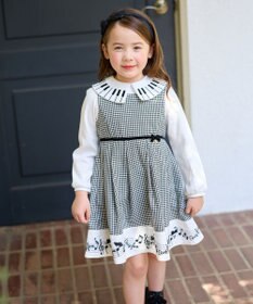 ANY KIDS 音符＆鍵盤デザインブラウス