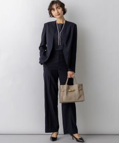 23区 【先行予約】アイアスマットストレッチ ノーカラージャケット