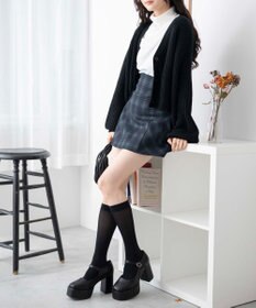 WEGO ボリュームヒールストラップシューズ