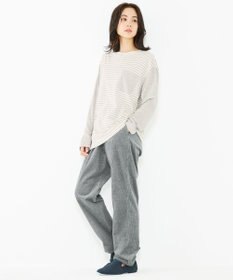 JOSEPH ABBOUD MOUNTAIN 【SPACE／UNISEX】OGコットンボーダークレイジー  カットソー