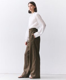 BEIGE， PAULINE / リネンヴィスコースレースブラウス