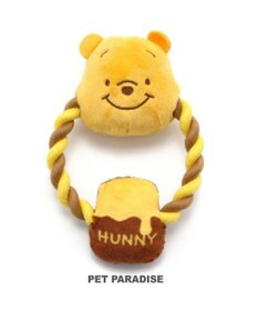 PET PARADISE ディズニー くまのプーさん ロープ おもちゃ 《プーさん/ピグレット/ティガー》