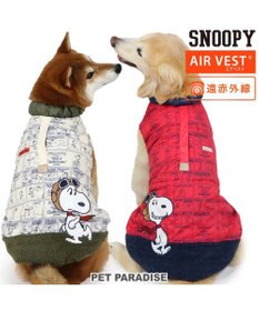 PET PARADISE スヌーピー エアベスト フライングエース 《レッド》 中型犬 大型犬