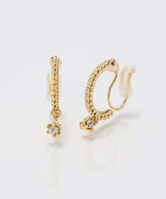 Phoebe 〈痛くないシリーズ/金属アレルギー対応〉ミルキースパークライトフィットイヤリング/ニッケルフリー/星