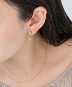 Phoebe 〈痛くないシリーズ/金属アレルギー対応〉ミルキースパークライトフィットイヤリング/ニッケルフリー/星