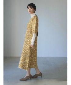 Green Parks ａ．ニットジャガード柄ワンピース