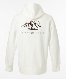 JOSEPH ABBOUD MOUNTAIN 【UNISEX】OG裏毛パイルエンブロイダリー パーカー