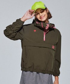 PW CIRCULUS 【 伸縮性あり 】【WOMEN】シャーリングアノラック ブルゾン