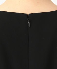 組曲 NOIR 【洗える】ウォッシャブルストレッチバックサテン ジャケット＋ワンピース