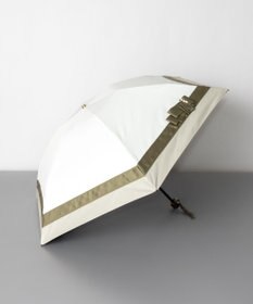 AURORA Beaurance（ビューランス）切り継ぎパールリボン晴雨兼用パラソル（折りたたみミニ傘） 日傘