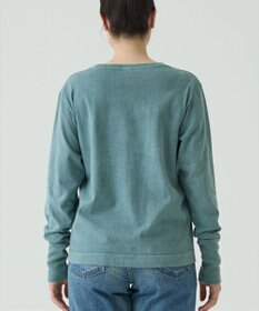 caqu caqu x GoodOn roundneck L/S tee  シンプルゆったりフィットシャツ