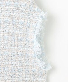 自由区 【Precious 5月号掲載】【カトリエムブーケ】Couleur tweed ツイードワンピース