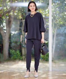 UNFILO 【セットアップ対応/ストレッチ】BEAUTY MOVE ブラウス