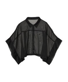 Green Parks ・ＥＬＥＮＣＡＲＥ　ＤＵＥ　ラメシフォンショートシャツ