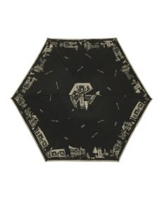 MOONBAT DAKS(ダックス) 晴雨兼用日傘 折りたたみ傘 街並み フワクール生地使用