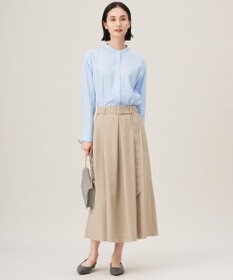 自由区 【洗える】ストレッチライトツイル スカート