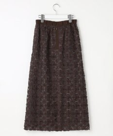 自由区 テープエンブロイダリー スカート