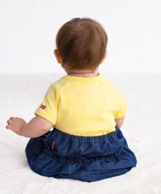 MIKI HOUSE HOT BISCUITS 【70-90cm】 デニム素材 スカート付きブルマ