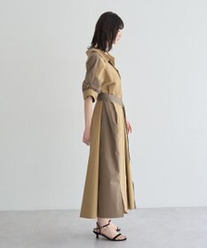 YECCA VECCA ベルト付きスキッパーシャツワンピース