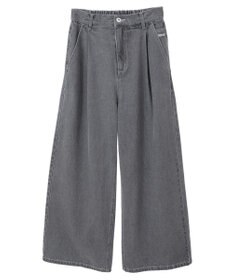 earth music&ecology ワンポイントロゴ刺繍デニムパンツ