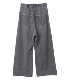 earth music&ecology ワンポイントロゴ刺繍デニムパンツ