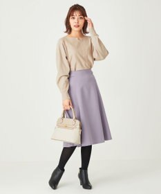 ANY SIS 【洗える】サイドバックルライト スカート