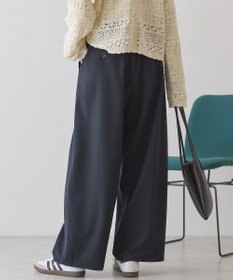 AMERICAN HOLIC リボン付きタックワイドパンツ