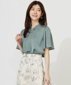 ANY SIS S 【洗える】4WAY半袖 ボウブラウス